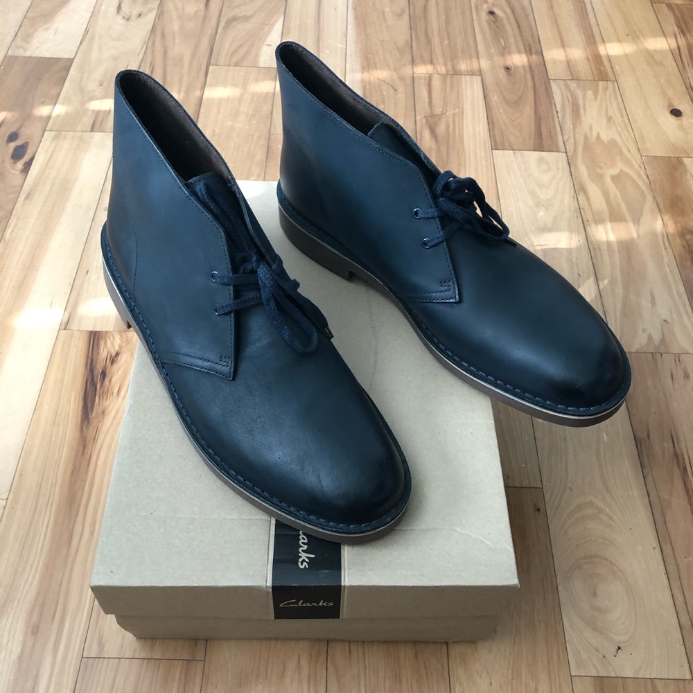 Clark’s bushacre 2 navy chukka boots size 13
